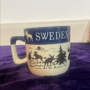 Blue and Cream Sweden Mug